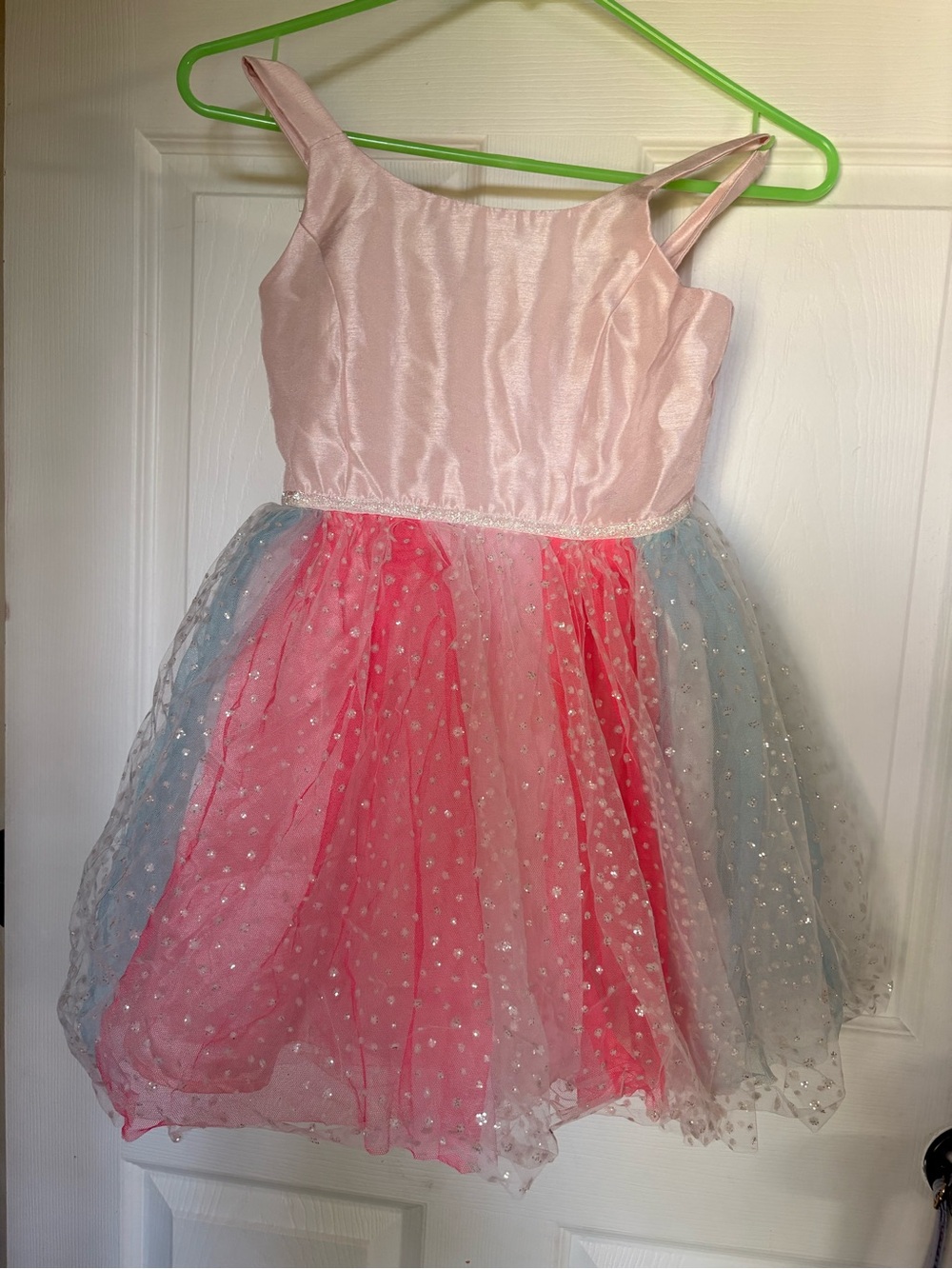 Cat & Jack Pink and Light Blue Tulle Party Dress